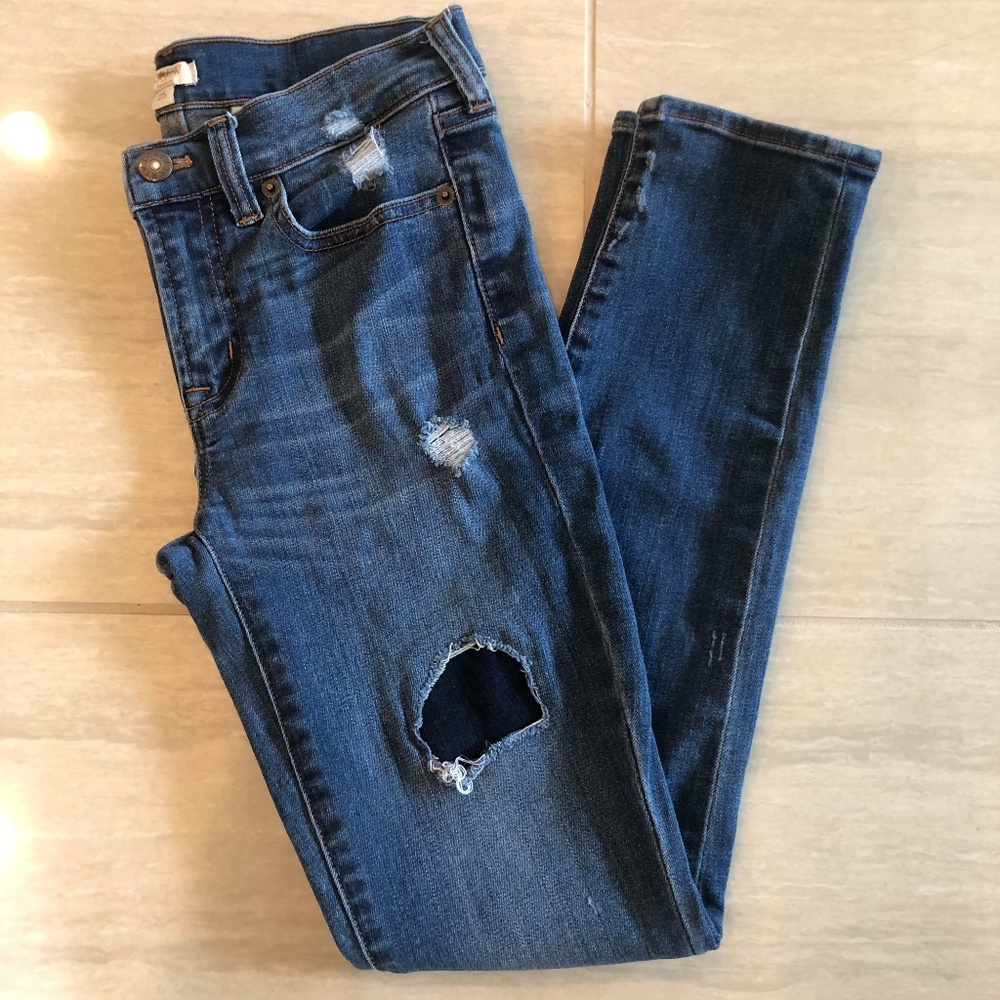 J.Crew | Toothpick Ankle Stretch Jeans Size 25